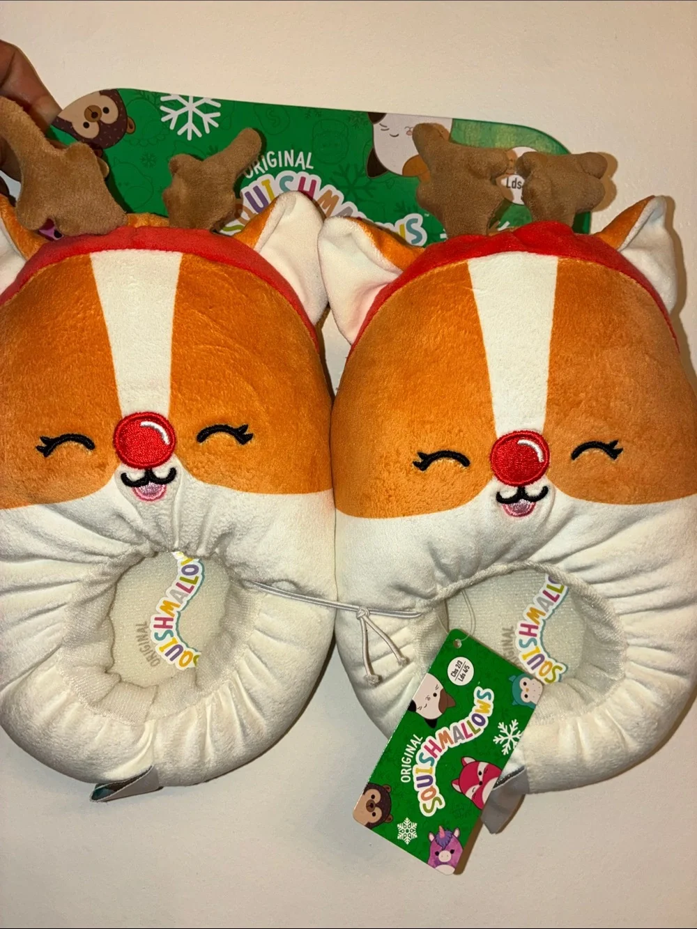 (1) Choice of Squishmallow kids slippers